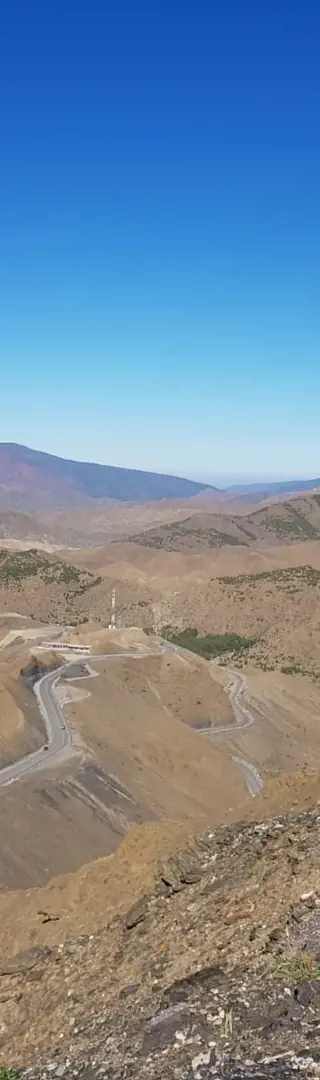 Fahrt über den Pass Tizi n'Tichka